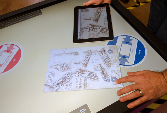 Heist! interacting with Mobile Device.