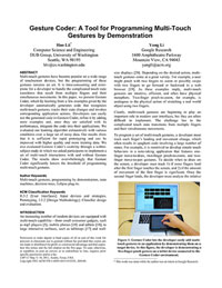 Gesture Coder: A Tool for Programming Multi-Touch Gestures by Demonstration