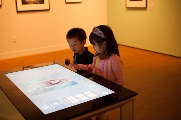 Two children interacting with Soapbox