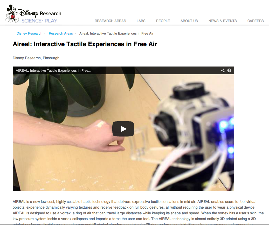 Aireal: Interactive Tactile Experiences in Free Air