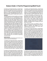 Evolution of Tangible User Interfaces Evolution of Tangible User Interfaces